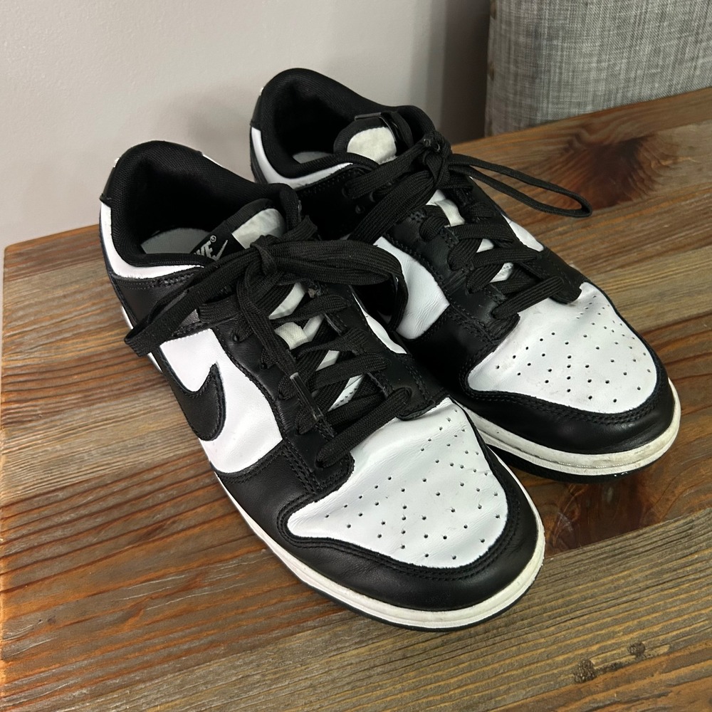 Nike Dunk Low Panda White Black Mens Sneakers DD1391-100 Size 8 - Picture 10 of 10
